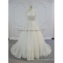 Engel Bridal A Line / Prinzessin Langarm Brautkleid mit Applikationen